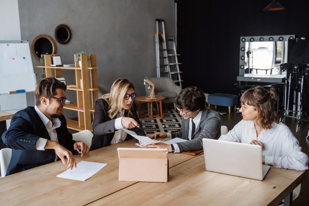 Limited liability company in Turkey small business team working